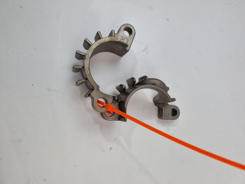 RH Exhaust finned collars Triumph Street Scrambler 900 1200 XE XC T2202964