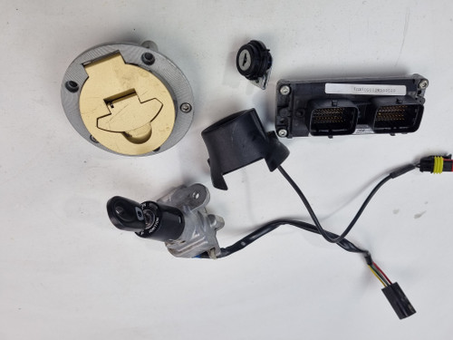CDI Ignition fuel cap lock key set Ducati ST3 ABS 06-07 28641351D