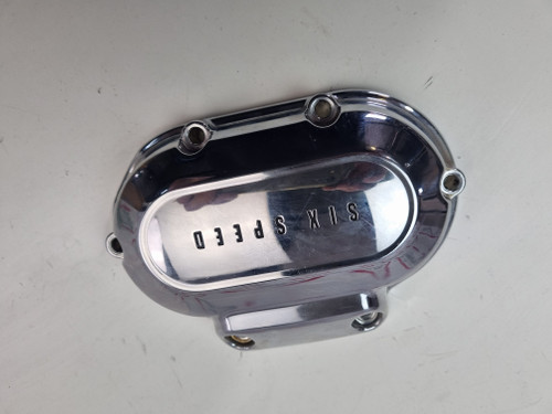 Gearbox cover Chrome six speed Harley Davidson Dyna Softail 06-17 37116-06 Gearbox cover Chrome six speed Harley Davidson Dyna Softail 06-17 37116-06