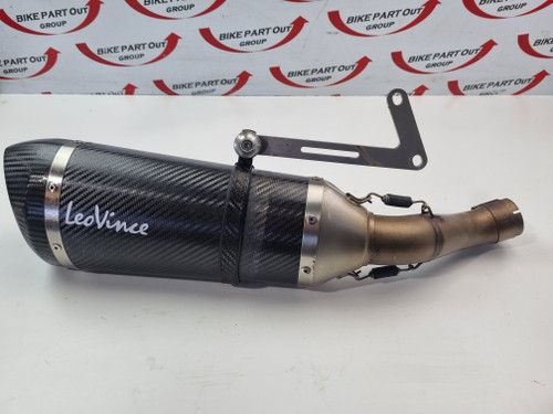 Leo Vince Exhaust muffler slip on Triumph Speed triple 1050 11-15