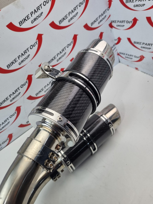 Delkevic Yamaha YZF-R1 R1 2009-2014 Slip On Round Carbon Exhaust