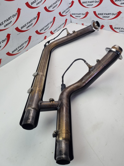 ハマー様のオーダー Exhaust header pipes heat shields Harley Davidson M8 Softail