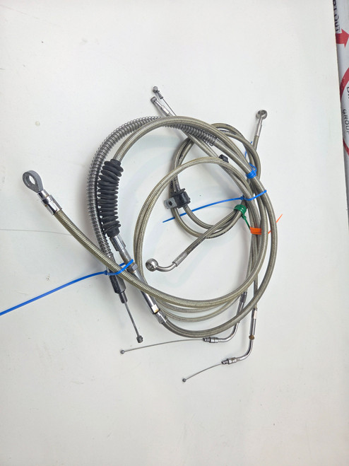 Extended Brake line Clutch throttle cables 12in 14in Harley Davidson Sportster XL 1200 883 04-22 Extended Brake line Clutch throttle cables 12in 14in Harley Davidson Sportster XL 1200 883 04-22