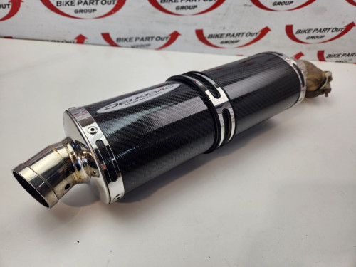 Delkevic Slip On Exhaust Muffler Suzuki V Strom DL1000 18-19 KIT08FN Delkevic Slip On Exhaust Muffler Suzuki V Strom DL1000 18-19 KIT08FN