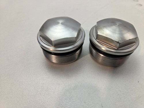 Fork Cap Pair Triumph Street Twin Cup 900 Scrambler Bonneville T100 T2041156 Fork Cap Pair Triumph Street Twin Cup 900 Scrambler Bonneville T100 T2041156