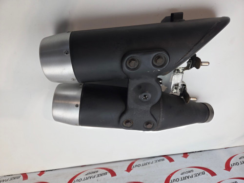 Exhaust Muffler pair Ducati Hypermotard 796 10-12 57413111A 57313161A
