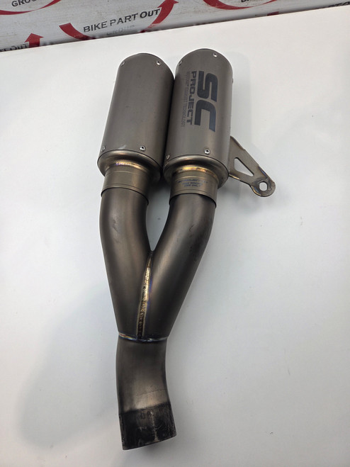 SC Project slip on Muffler Exhaust Ducati Monster 821 1200 15-19