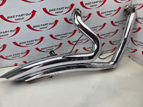 Exhaust Vance and Hines Big Radius Chrome Harley Davidson Dyna 11-17 26007