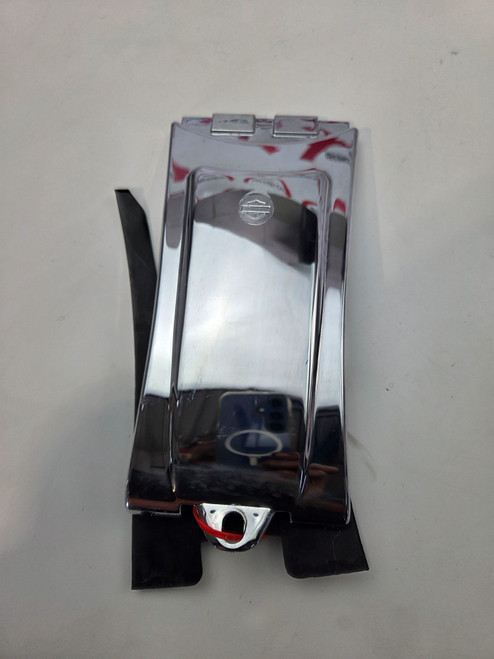 Chrome tank panel cover strap dash extension Harley Davidson Dyna Super wide glide 07-14 71282-04