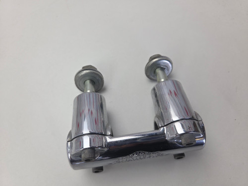 Risers Bar clamps 2in rise 1in dia Harley Davidson Softail