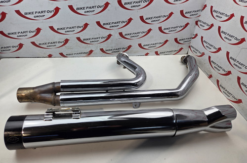 S&S Sidewinder 2 into 1 Exhaust System  Harley Davidson Tourer 07-16 550-0771