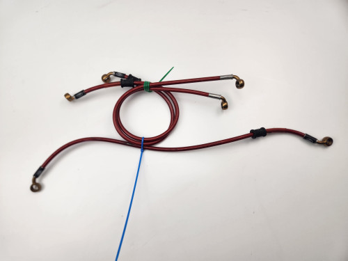 HEL Braided Brake Lines Suzuki GSXR750 11-18 HBF7818