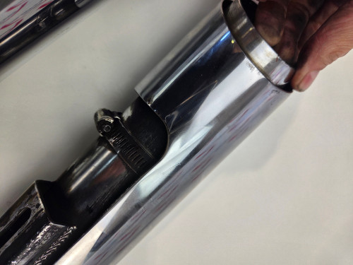 Vance and Hines Exhaust Slip on Mufflers Twin Slash Harley