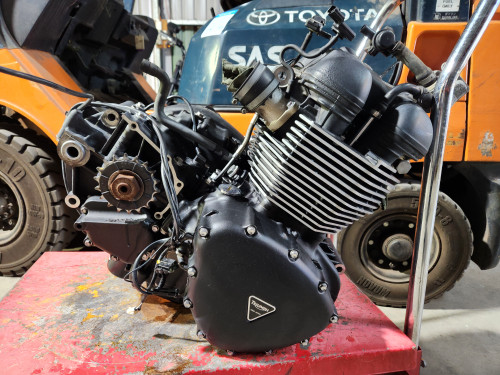 Motor Engine Triumph Bonneville T100 Carb 43623km www.youtube.com/shorts/ShaDVLpzBjk
