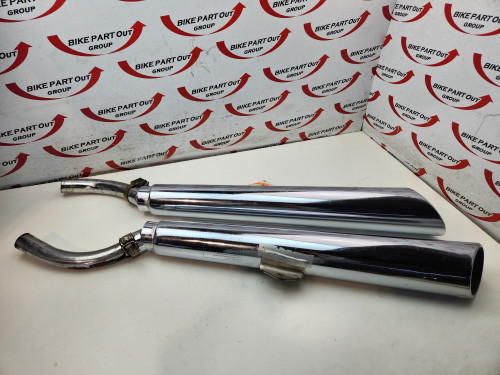 Muffler pair exhaust OEM Triumph Thunderbird 1600 1700 Storm T2203110 T2203120