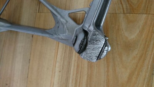 LH pillion peg and mount Kawasaki ZX6R ZX636 Ninja 05 - 06