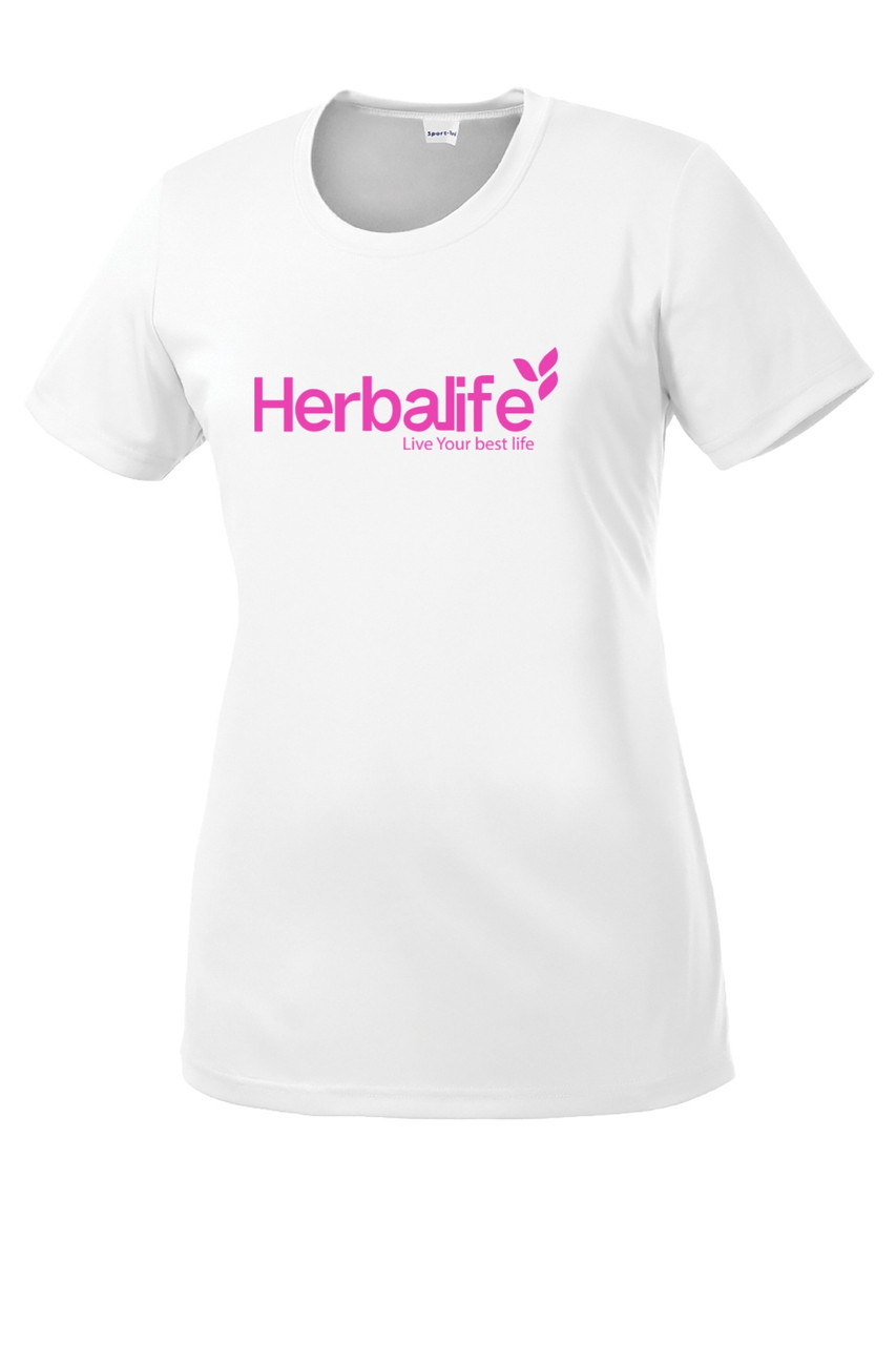 Women Performance White / Pink-New Logo | Shirts