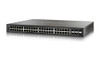 SG350X-48P-K9-NA | Cisco SG350X-48P Stackable Managed Switch, 48 Gigabit PoE+ with 2 10Gig/10Gig SFP+ Combo and 2 SFP+ Ports, 382w PoE | New