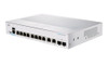CBS350-8T-E-2G-NA Cisco Business 350 Managed Switch, 8 GbE Port, w/Combo Uplink, External PSU - Refurbished