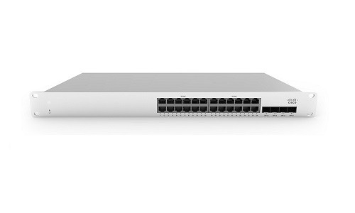 MS210-24P-HW | Cisco Meraki MS210 Access Switch, 24 Ports PoE, 370w, 1GbE Fixed Uplinks | New
