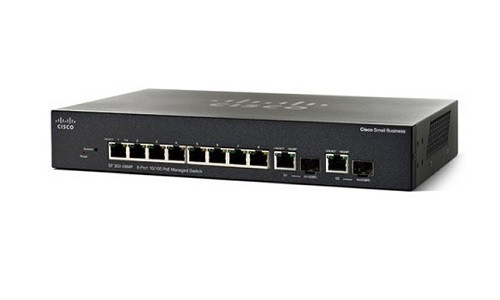 SF302-08MPP-K9-NA | Cisco Small Business SF302-08MPP Managed Switch, 8 Port 10/100, 124w PoE | Refurbished