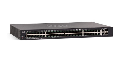 SG250X-48-K9-NA | Cisco SG250X-48 Smart Switch, 48 Gigabit/4 10 Gigabit Ports | Refurbished