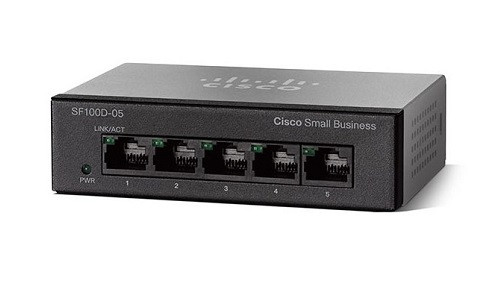 SF110D-05-NA | Cisco SF110D-05 Unmanaged Small Business Switch, 5 Port 10/100 | Refurbished