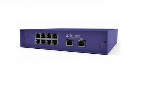 V300 -8P-2T-W | Extreme Networks V300 Edge Switch | New