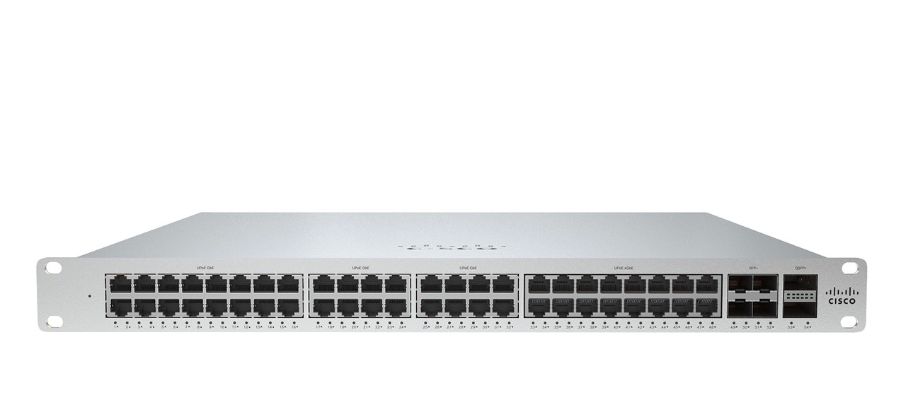 MS355-48X-HW | Cisco Meraki MS355 Multi-Gigabit Access Switch, 32 GbE & 16 mGbE Ports Poe, 10GbE SFP+ & 40GbE QSFP+ Uplinks | New