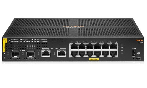 JL679A | HP Aruba 6100 12G Class4 PoE 2G/2SFP+ 139W Switch | New