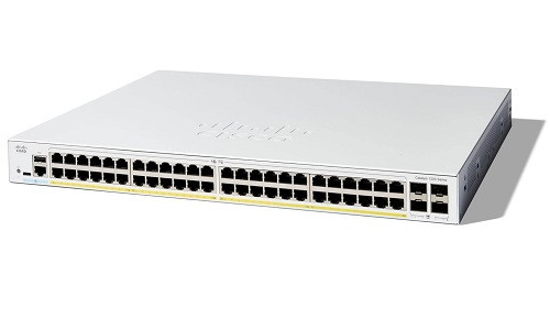 C1200-48P-4G | Cisco Catalyst 1200 Switch, 48 Ports PoE+, 375w, 1G Uplinks | Refurbished