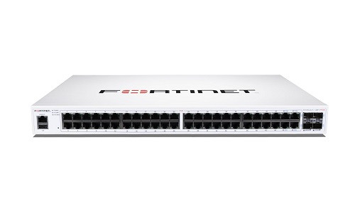 FS-148F-POE | Fortinet FortiSwitch 148F Switch, 48 Port GE RJ45 PoE+, 4x 10GE SFP+ Uplink, 370w | Refurbished
