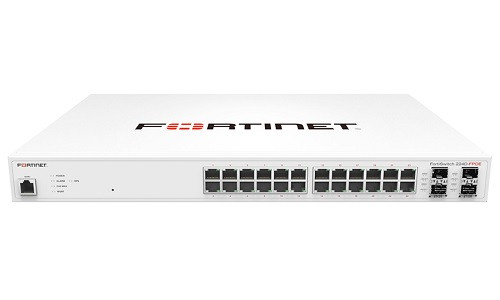 FS-224D-FPOE | Fortinet FortiSwitch 224D Switch, 24 Port GE RJ45 PoE+, 4x GE SFP Uplink, 370w | Refurbished