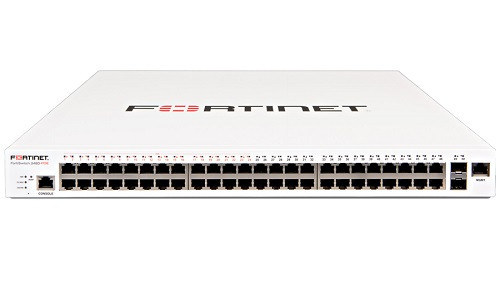 FS-248E-POE | Fortinet FortiSwitch 248E Switch, 48 Port GE RJ45 PoE+, 4x GE SFP Uplink, 370w | New