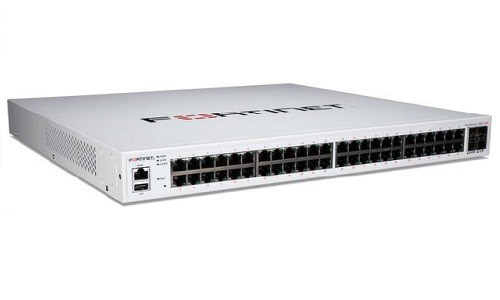 FS-448E | Fortinet FortiSwitch 448E Switch, 48 Port GE RJ45, 4x 10GE SFP+ Uplink | New