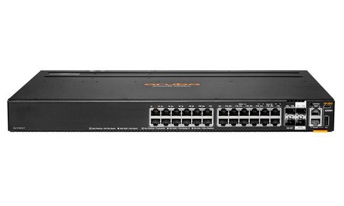 R8Q68A | HPE Aruba CX 6200M 24G Class 4 PoE 4SFP+ Switch | Refurbished