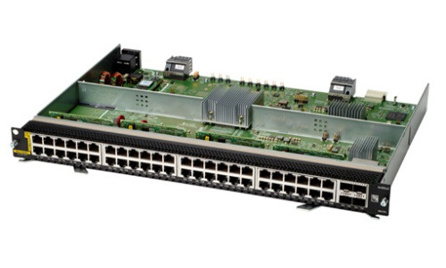R0X39C | HPE Aruba 6400 48p 1GbE Class 4 PoE and 4p SFP56 v2 Module | Refurbished