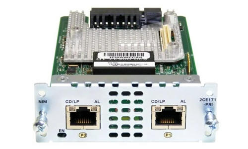 NIM-2CE1T1-PRI | Cisco Multiflex Trunk Voice/Channelized Data T1/E1 Module, 2 Port | New