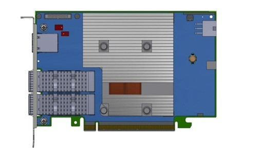 MBF2H516B-CENOT | NVIDIA BlueField-2 BF2500 Ethernet DPU Controller Card, P-Series FHHL, 100GbE, 2xQSFP56 Port, Gen 4.0 x16 | New