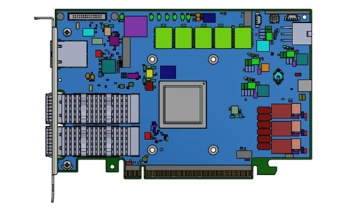 MBF2M516A-EENOT | NVIDIA BlueField-2 InfiniBand/Ethernet Programmable DPU, E-Series, 100GbE, 2xQSFP56 Port, Gen 4.0 x16, 64GB DDR | Refurbished