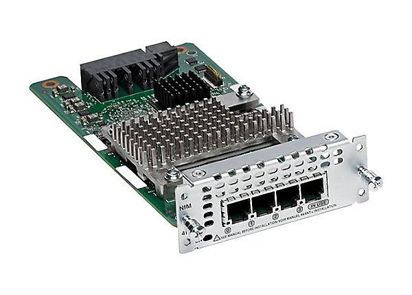 NIM-4FXS | Cisco Network Voice Interface Module, 4 Port | New