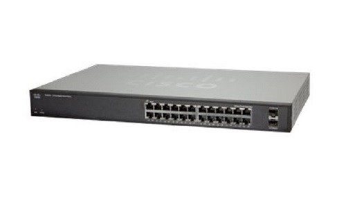 SLM2024PT-NA | Cisco SG200-26P Small Business Smart Switch, 24 Gigabit/2 Combo Mini GBIC Ports, PoE | Refurbished