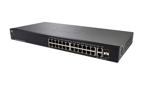 SG250-26-K9-NA | Cisco SG250-26 Smart Switch, 24 Gigabit/2 SFP Combo Ports | Refurbished
