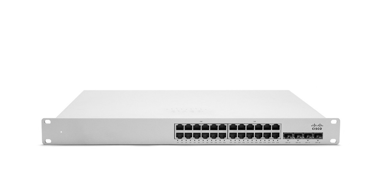 MS350-24-HW | Cisco Meraki MS350 Stackable Access Switch, 24 Ports, 10GbE Fixed Uplinks | Refurbished