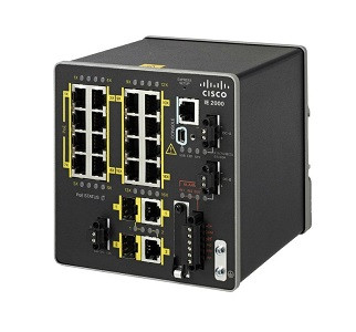 IE-2000-16TC-G-E | CIsco IE 2000 Switch, 16 FE/2 Combo GE SFP/2 FE SFP Ports, LAN Base | Refurbished