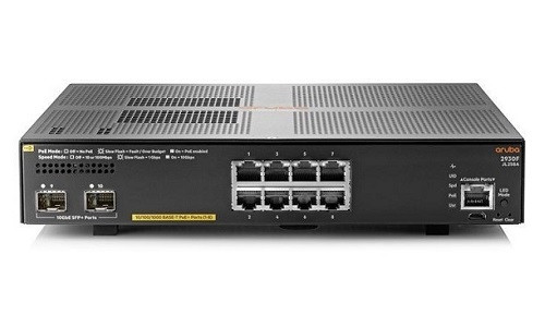 JL258A | HP Aruba 2930F 8G PoE+ 2SFP+ Switch | New