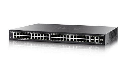 SG350-52P-K9-NA | Cisco Small Business SG350-52MP Managed Switch, 48 Gigabit with 2 Gigabit SFP Combo & 2 SFP Ports, 740w PoE | Refurbished