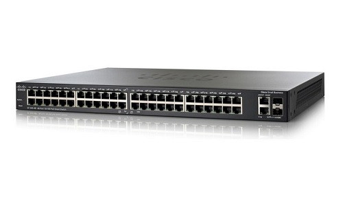 SLM248PT-NA | Cisco SF200-48P Small Business Smart Switch, 48 Port 10/100, PoE | Refurbished