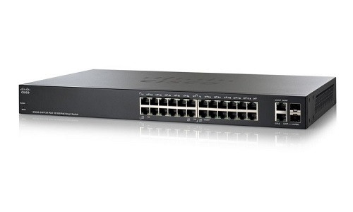 SF200-24FP-NA | Cisco SF200-24FP Small Business Smart Switch, 24 Port 10/100 PoE | Refurbished
