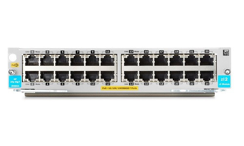 J9986A | HPE Aruba 5400R 1000BASE-T PoE+ MACsec v3 zl2 Expansion Module, 24-port | New